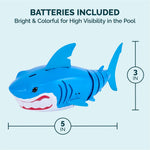 SwimWays Rainbow Reef Shark Water-Activated Pool Toy for Ages 5+ | Realistic Swimming Patterns Inspire Imaginative Play, Toy Supports Swimming Skills, Coordination, and Competitive Games