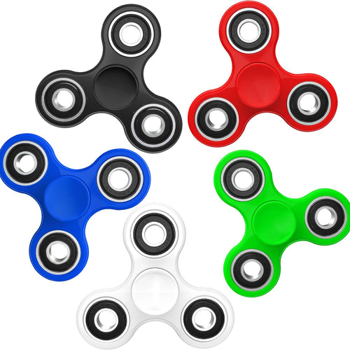 SCIONE Fidget Spinners 5 Pack - Fidget Toys Sensory Stress Relief Toys for Adults & Kids, Anxiety Reducing Fidget Spinners, Goodie Bag Stuffers for Students, Stress Relief Toys for Calming Down
