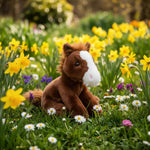 The Petting Zoo Floppy Horse Stuffed Animal Plushie, Gifts for Kids, Wild Onez Wildlife Animals, Horse Plush Toy 8 inches