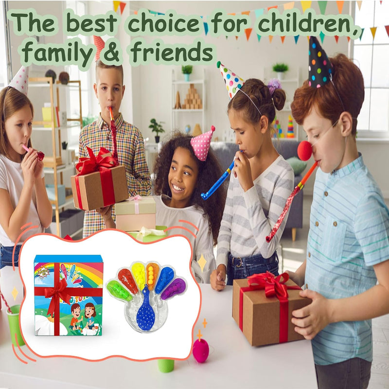 ZICOTO Color Sorting Toys: Enhance Toddler's Fine Motor & Cognitive Skills with Montessori-Inspired Learning