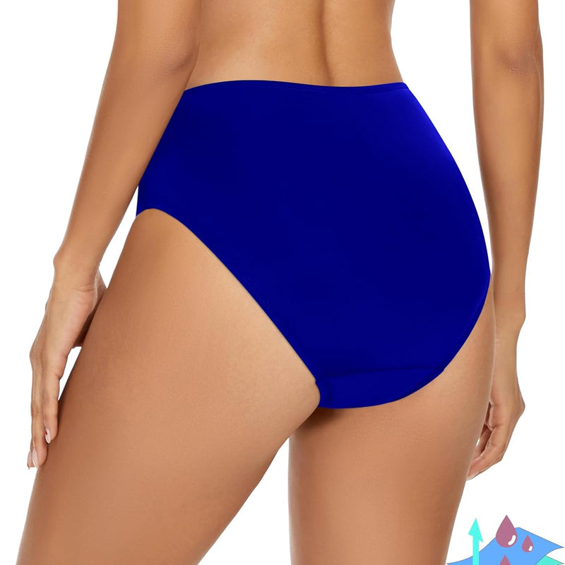 Period Swimwear Leakproof Menstrual Bikini Waterproof Bottom UPF 50+ Swim Brief Light Flow - Teens Girls Women