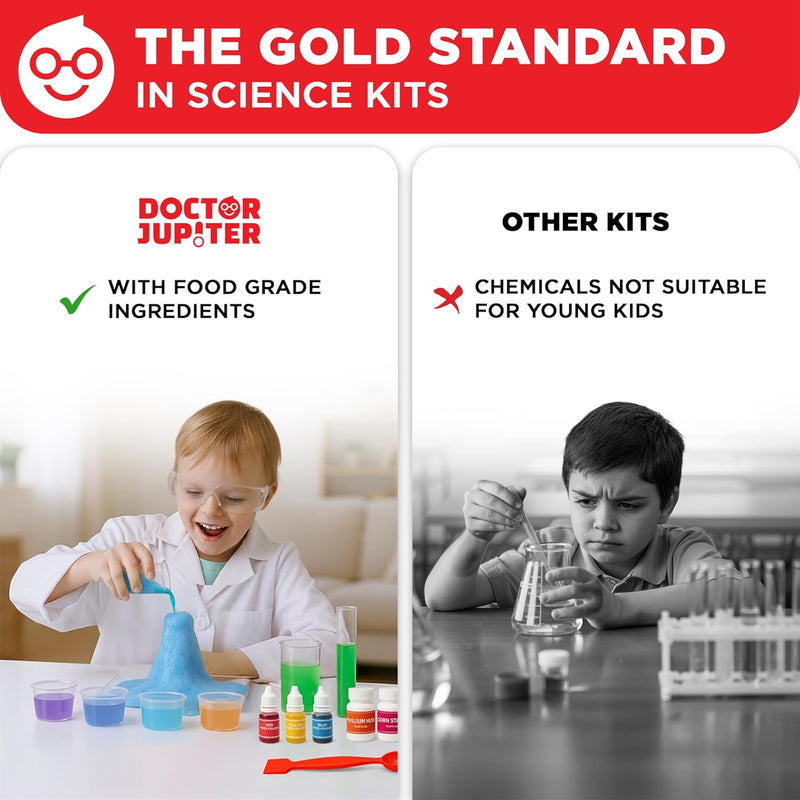 Doctor Jupiter My First Science Kit for Kids Ages 4-8 with 50+ Experiments and Fun STEM Learning
