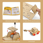 Yutin STEM Kits for Kids Age 8-10 10-12, 6 Set Wood Building Projects Crafts Science Model Car Kits for Kids Age 8-12, Wooden 3D Puzzles, STEM Toys for Boys 8 9 10 12 13 Year Old Birthday Gifts
