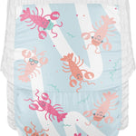 Hello Bello Premium Swim Diapers - Size L (32-40 lbs), Cute Extra-Bright Lobster Designs, 17 Count Jumbo Pack