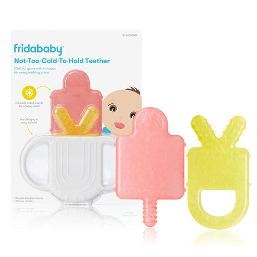 Frida Baby Silicone Teething Toy, 4-in-1 Teether for Babies and Infants