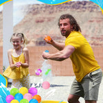 Reusable Water Balloons 12PCS - Summer Water Toys for Pool Beach & Outdoor, Self-Sealing Refillable Water Bombs for Kids Ages 3-14, Magnetic Splash Balls for Kids Fun Games & Activities
