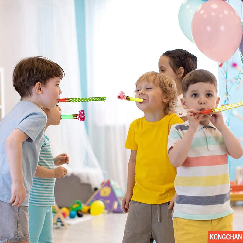 25pcs Party Blowers Set - Colourful Noisemakers for Birthday Parties, Weddings, and Graduations