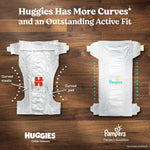 Huggies Size 4 Diapers, Little Movers Baby Diapers, Size 4 (22-37 lbs), 120 Count, Packaging May Vary