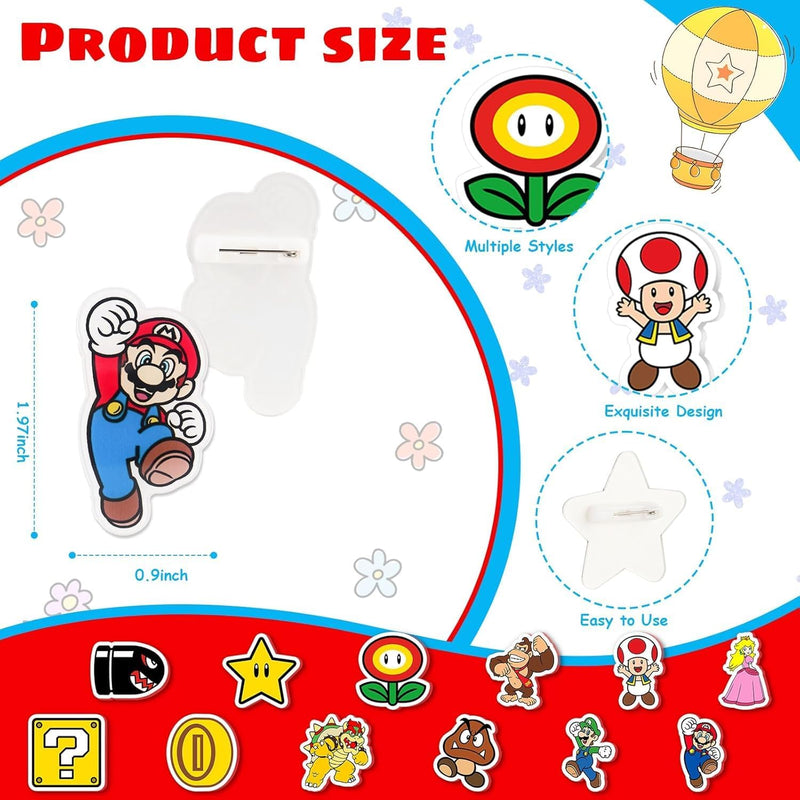 86PCS Mario birthday party supplies, Mario theme party gifts set, 86 pieces