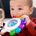 Baby Einstein Opus The Octopus Sensory Rattle & Teether Toy, BPA Free & Chillable, 3 Months+