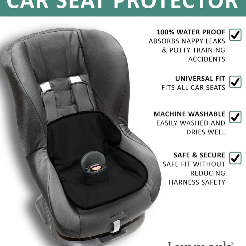 Lynmark® Potty Training Car Seat Protector Cover - Pee Protector, 1 Pk Black