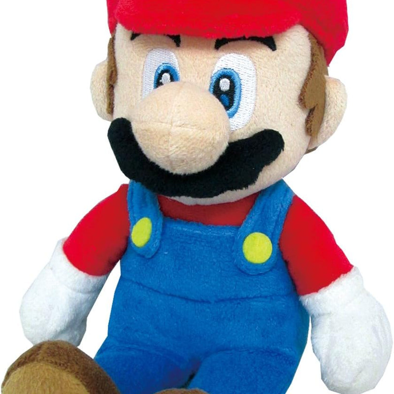 Little Buddy Super Mario All Star Collection 1414 Mario Stuffed Plush, Multicolored,9.5"
