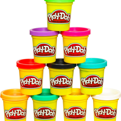 play-doh 10-pack assorted colors 2 oz non-toxic cans back to school gifts for kids 2+
