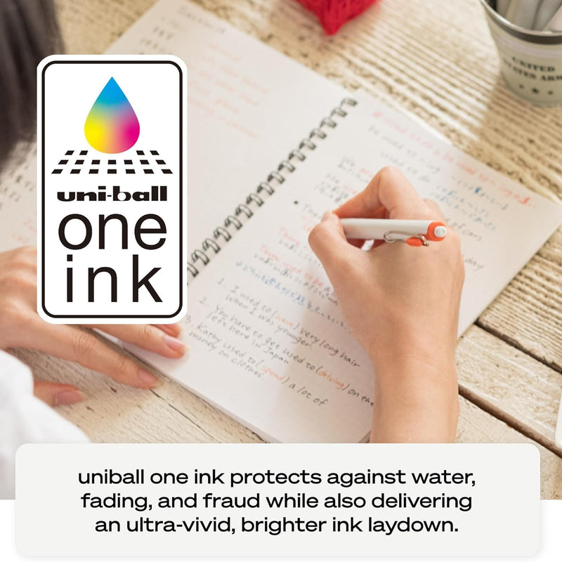 Uniball One Gel Pen 12 Pack; 0.38mm Ultra Micro Black Pens; Gel Ink Pens | Office Supplies Sold by Uniball are Pens; Ballpoint Pen; Colored Pens; Gel Pens; Fine Point; Smooth Writing Pens