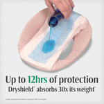 Depend Night Defense Adult Diapers, Incontinence & Postpartum Bladder Leak Underwear for Women, Disposable, Overnight, Large, Blush, 22 Count, Packaging May Vary