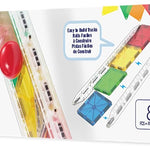 Magna-Tiles Original Magnetic Building Set, Expansion Pack for Kids, Ages 3+, 8-Piece