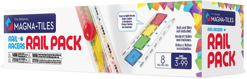 Magna-Tiles Original Magnetic Building Set, Expansion Pack for Kids, Ages 3+, 8-Piece