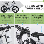 High-quality 16-18 inch steel frame kids bike with training wheels and adjustable seat for growing kids