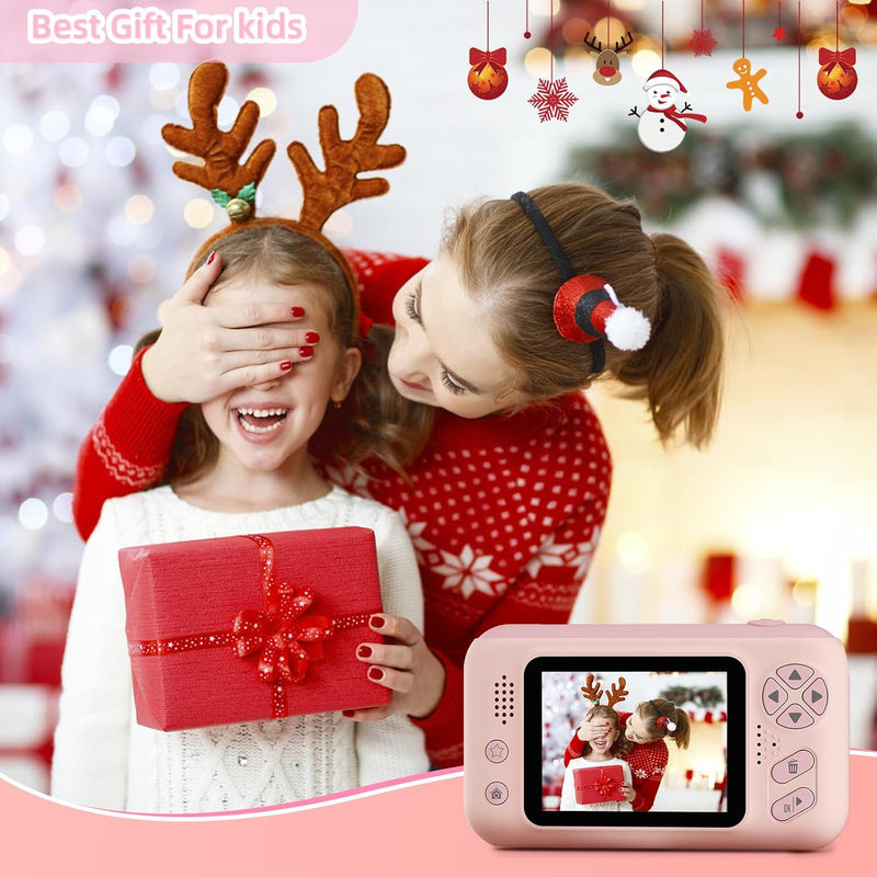 Makolle Kids Camera - Durable HD Digital Video Camcorder with Tripod for Ages 3-12