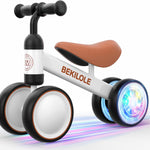 Bekilo Baby Balance Bike for 1 Year Old Girl with LED Light Up Wheels