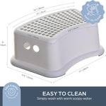 Dreambaby Step Stool for Kids - Non-Slip Base and Contoured Design for Toilet Potty Training and Sink Use