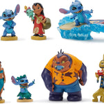 Disney Store Official Toy Story Figure Set - 8 Fully Sculpted Disney Figures Including Buzz Lightyear, Woody, Jessie & More in Double-Tiered Box with Scenic Backgrounds