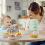 Baby Food Maker for Baby Puree Foods Fruit Vegetable Meat | 10oz Baby Food Blender,10-Second Quick Soft Food Prep for Baby,Food Processor for Fruit,Vegetable,Meat,Easy to Clean