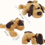WEIGEDU Floppy Stuffed Dog Puppy Plush Toy, Stuffed Animal, 20 inch | Huggable Beagle Labrador Retriever, Lying Down, Super soft, For Kids Girls Boys Baby, Birthday Gift