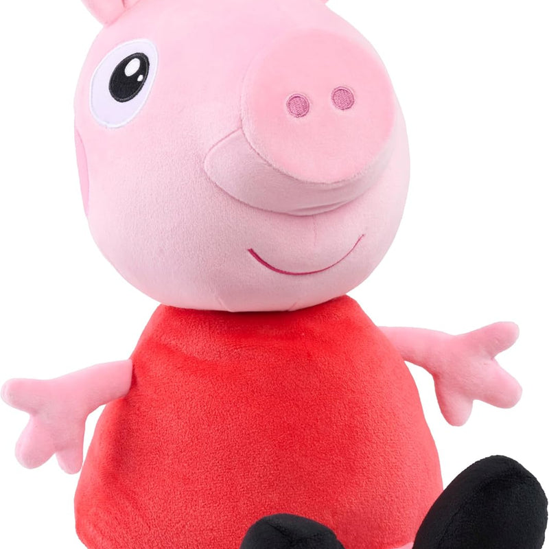 Peppa Pig 2 lb Weighted Large Plush, 12-inch Stuffed Animal, Kids Toys for Ages 2 Up by Just Play