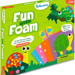 Skillmatics Fun with Foam Sticker Art – Animals, Craft Kit, Gift for Kids | 3D Foam Stickers, Travel Toy, Mess-Free Fun for Boys & Girls, DIY Felt Craft Kits for Ages 3, 4, 5, 6, 7