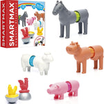 SmartMax My First Safari Animals STEM Magnetic Discovery Building Set with Soft Animals for Ages 1-5