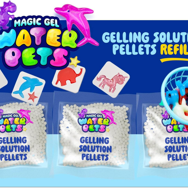 Magic Gel Water Pets Kit for Kids - Gifts for Kids - Squishy Maker Set | Craft for Kids - Gifts for Boys & Girls - Make Your Own Squishies Toys Crafts - Aqua Fairy Magic Elf Toy Kit - Birthday Gifts