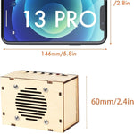 Build Your Own FM Radio Kit for Kids Age 8-12 STEM Toys with Classic Wood Design