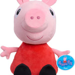Peppa Pig 2 lb Weighted Large Plush, 12-inch Stuffed Animal, Kids Toys for Ages 2 Up by Just Play