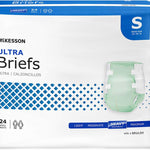 McKesson Ultra Briefs, Heavy Absorbency, Large, Unisex, 58 in, 72 ct | Disposable, Elastic Leg Gathers and Contoured Fit for Men and Women, Incontinence
