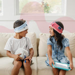 3.0 - Original Toddler Headphones, Kids Headband Headphones - Bluetooth Wireless Headband - Comfortable Headphones for Plane - Safe Volume Limit - Adjustable, Travel, School, and Sleep (Finny)