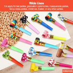 25pcs Party Blowers Set - Colourful Noisemakers for Birthday Parties, Weddings, and Graduations