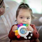 Baby Einstein Opus The Octopus Sensory Rattle & Teether Toy, BPA Free & Chillable, 3 Months+