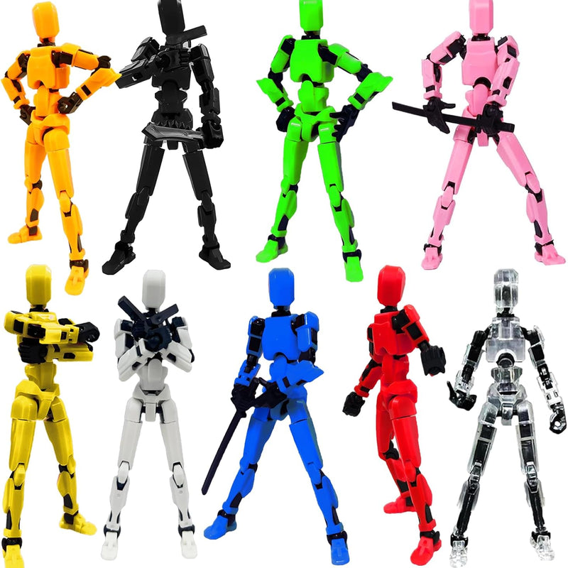 2026 New Assembly Completed-Titan 13 Action Figure,Dummy Robot 13 Action Figures Set,3D Printed Multi-Jointed Action Figures,Nova 13 Action Figure for Collectors Desktop Decorations (5pcs)