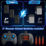 Foam RC Airplane with LED Light, 360° Flip, Remote Control for Kids and Adults, Ready-to-Fly Gift