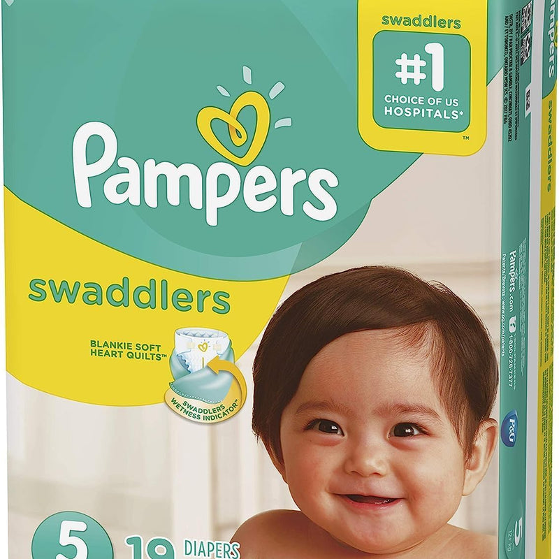 Pampers Swaddlers Active Baby Diapers Size 5 19 Count