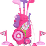 Liberry Toddler Golf Set with Unique Shoulder Strap, Indoor Outdoor Sports Toys for Boys Girls 1-4 Years