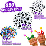 Goody King Arts and Crafts Supplies for Kids - 1170Pcs+ Craft Art Supply Kit for Toddlers Kids Craft Supplies & Materials Age 4 5 6 7 8 9 - Christmas D.I.Y. Crafting School Supplies
