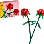 LEGO 40460 Artificial Red Roses Building Toy Kit for Kids, Girls & Boys, Ages 8+