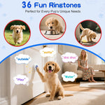 ChunHee Dog Training Bells for Door - Dog Door Bell for with 36 Custom Sounds | Dog Bell for Door Potty Training | Chew-Proof & Adjustable Volume (0-115dB) | Teach Puppies to Signal to Go Outside