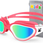 ZIONOR Kids Swim Goggles, G1MINI SE Ages 6-14 No Leak Anti-Fog | Soft silicone fit, Easy-adjust strap. Wide clear vision, UV protection
