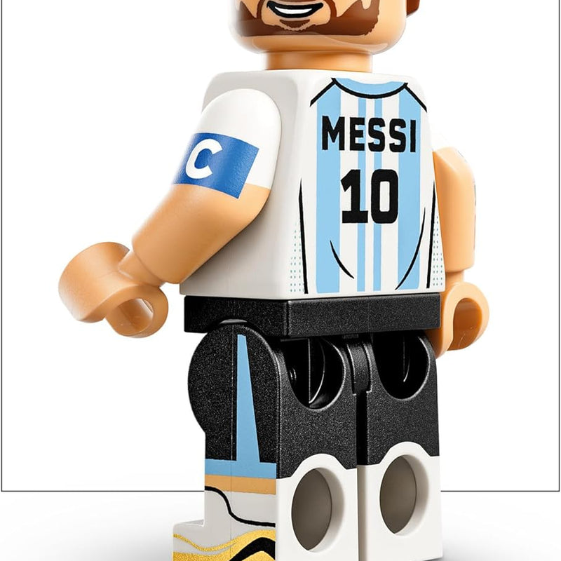 LEGO Lionel Messi Soccer Highlights Building Set for Kids, Ages 10+, Collectible Display Gift