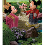 Ceaco - Disney - Thomas Kinkade - Mickey & Minnie in Japan - 1000 Piece Jigsaw Puzzle for Adults - Challenging Puzzle Perfect for Game Nights - Finished Size is 26.5 x 19
