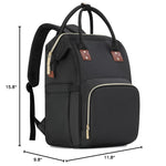 Diaper Bag Backpack Multifunction Maternity Nappy Baby Bag for Girls & Boys Large Capacity Travel Diaper Bags Dark Black