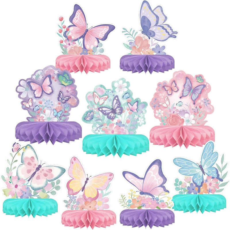 Colorful Honeycomb Centerpieces for Vibrant Birthday Celebrations